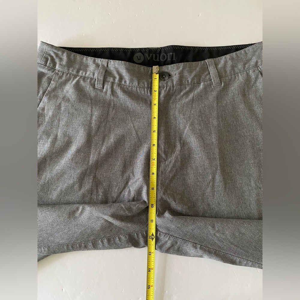Vuori Men's Aim Chino Pants, Gray, Size 36, Stretch Performance Golf Active V431 - Picture 11 of 16